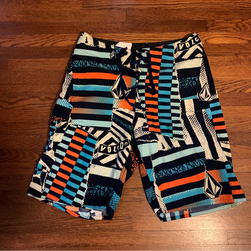 Volcom Men's / Teen’s Multicolor Board Shorts - 28”